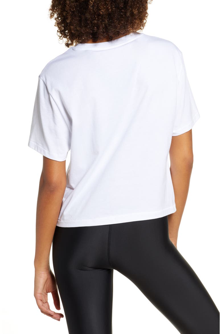 Ignition Cropped Tee, Alternate, color, WHITE