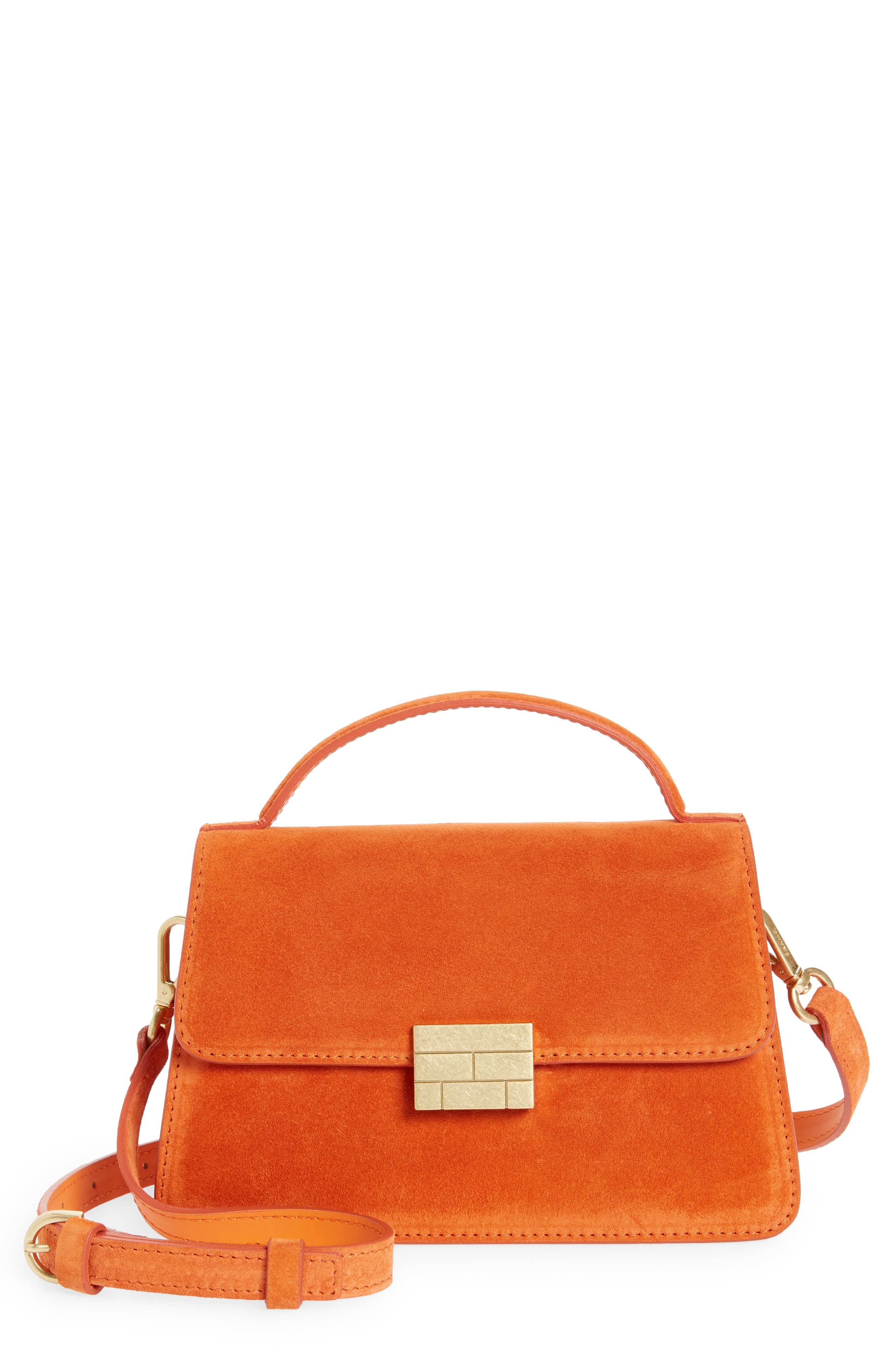 FRAME Le Signature Small Leather Crossbody Bag, Main, color, 