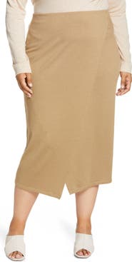 Vince Overlap Midi Skirt