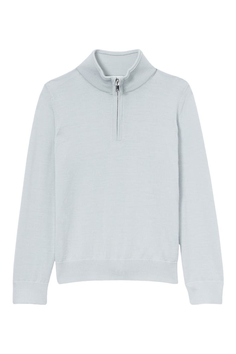 Kids' Blackhall Jr Half Zip Wool Sweater, Main, color, ICED BLUE