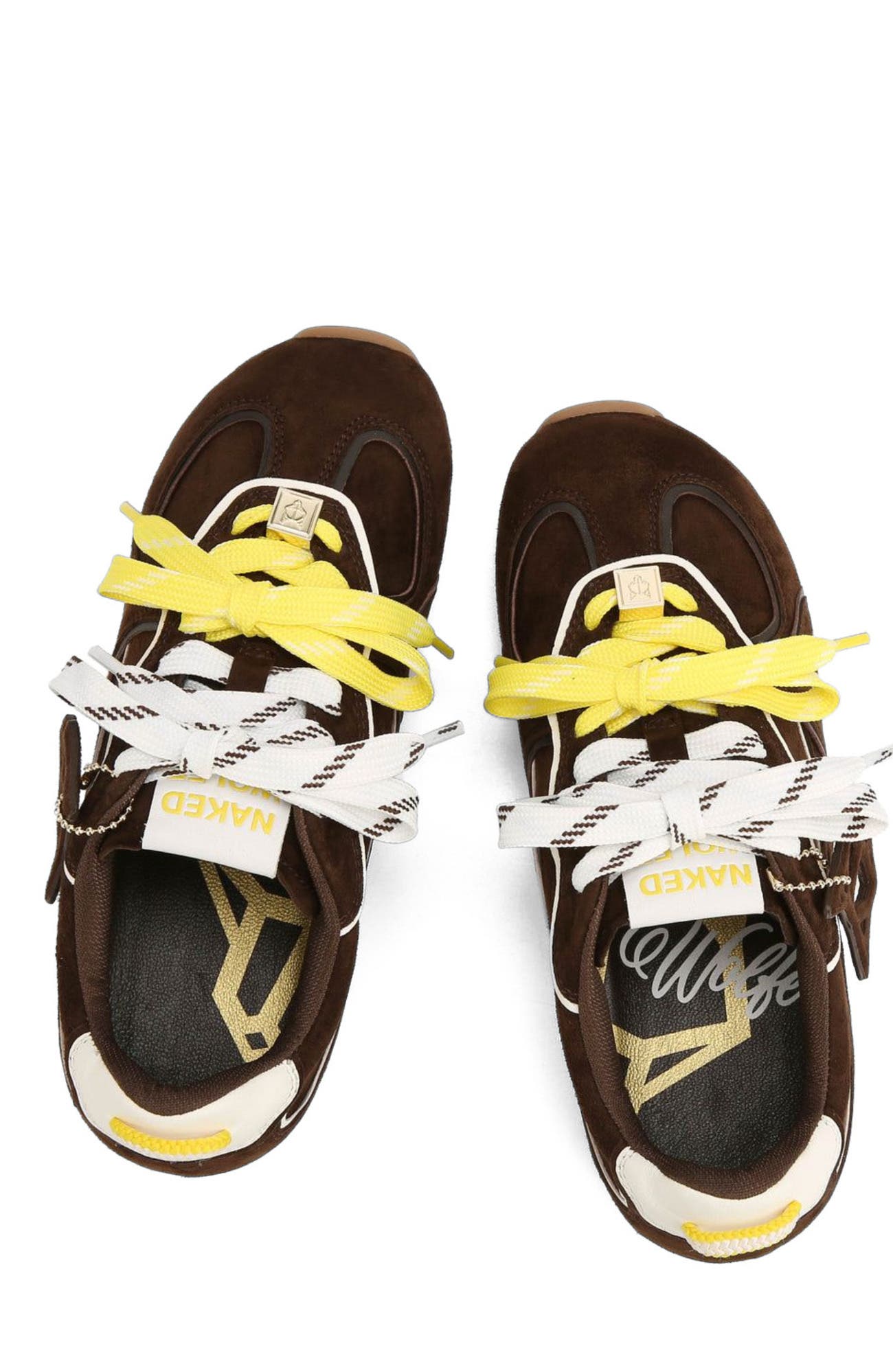 Adored Mesh Sneaker, Alternate, color, Brown Suede