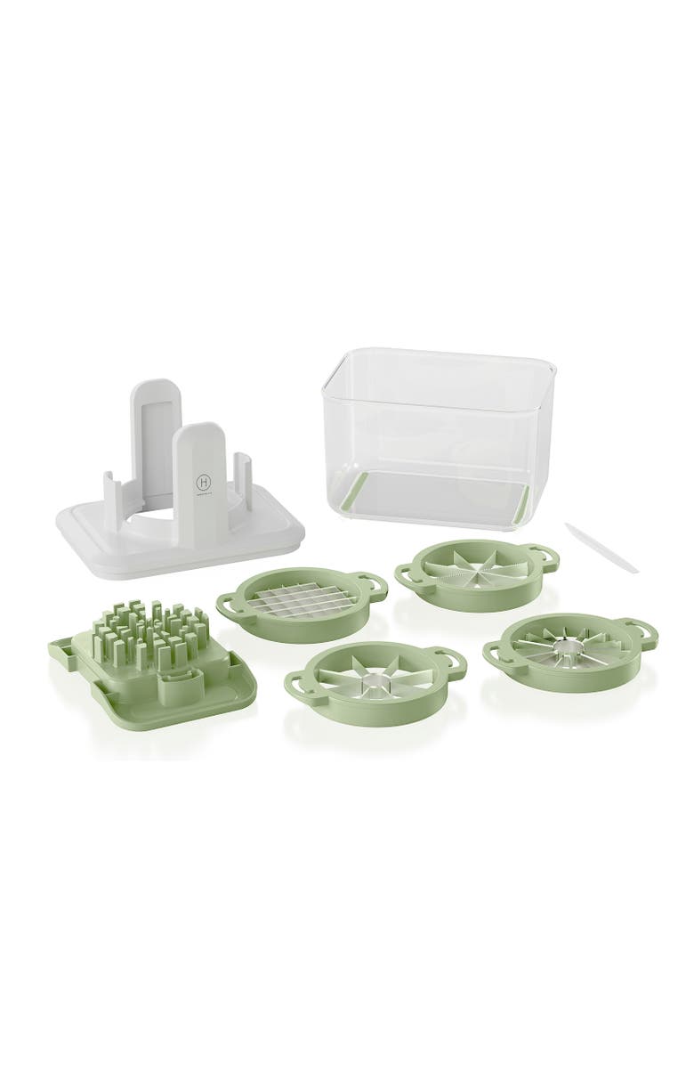 Henning Lee 4-in-1 Fresh Prep Fruit and Veggie Slicer, Alternate, color, Green