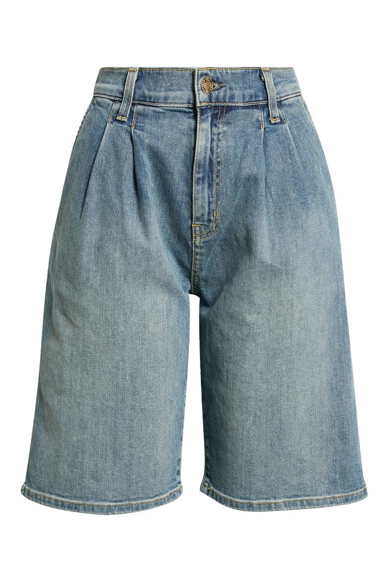 Julie Trouser Denim Shorts, Alternate, color, FADED WASH