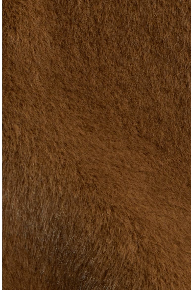 Faux Fur Bomber Jacket, Alternate, color, MINK