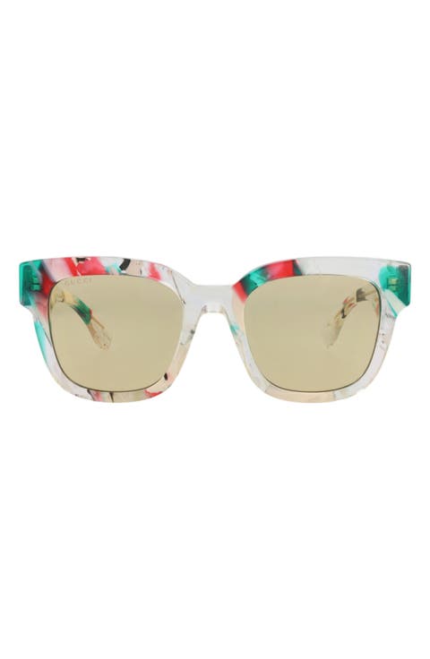 52mm Square Sunglasses