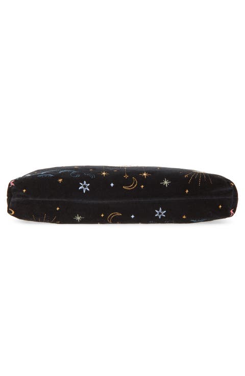 Aurora Lights Velvet Everyday Pouch