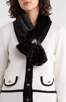 La Fiorentina Faux Fur Pull Through Scarf