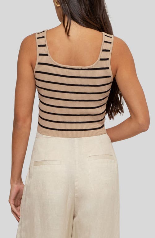 BLU PEPPER BLU PEPPER STRIPE KNIT TANK