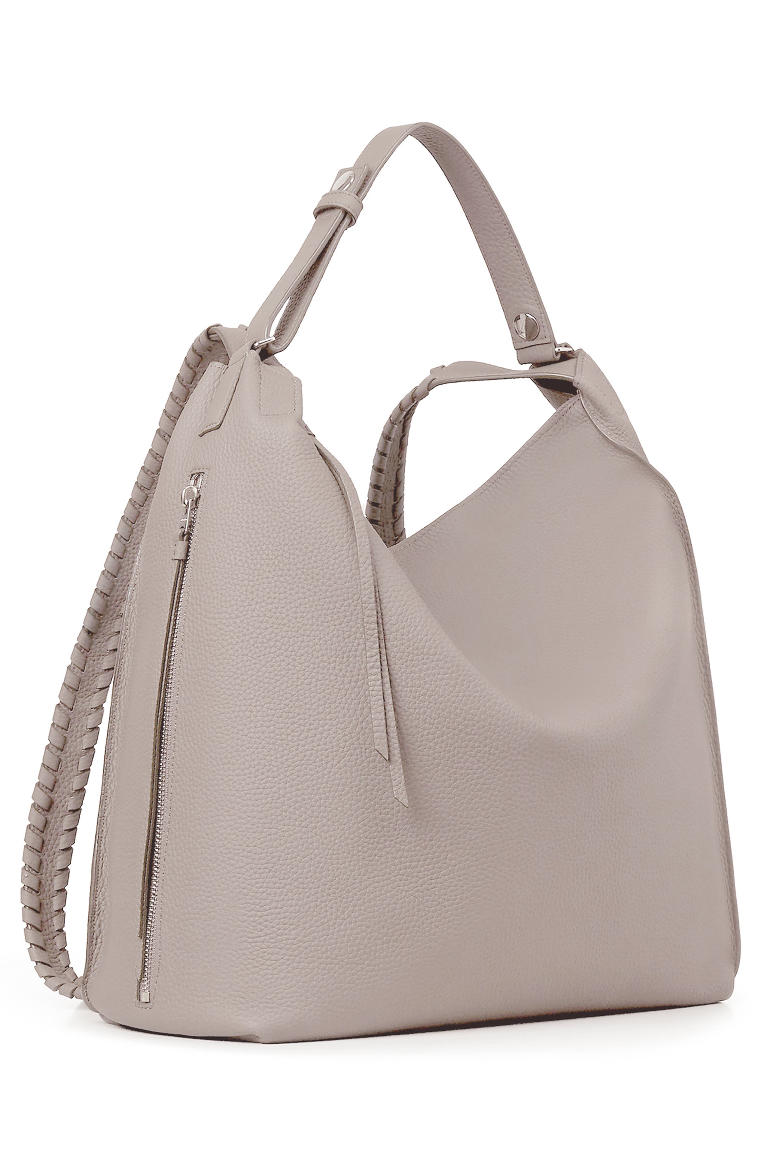 Kita Convertible Leather Backpack, Alternate, color, NATURAL GREY