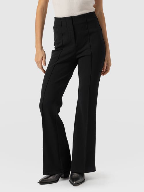 Saint + Sofia Freya Flared Pant In Black