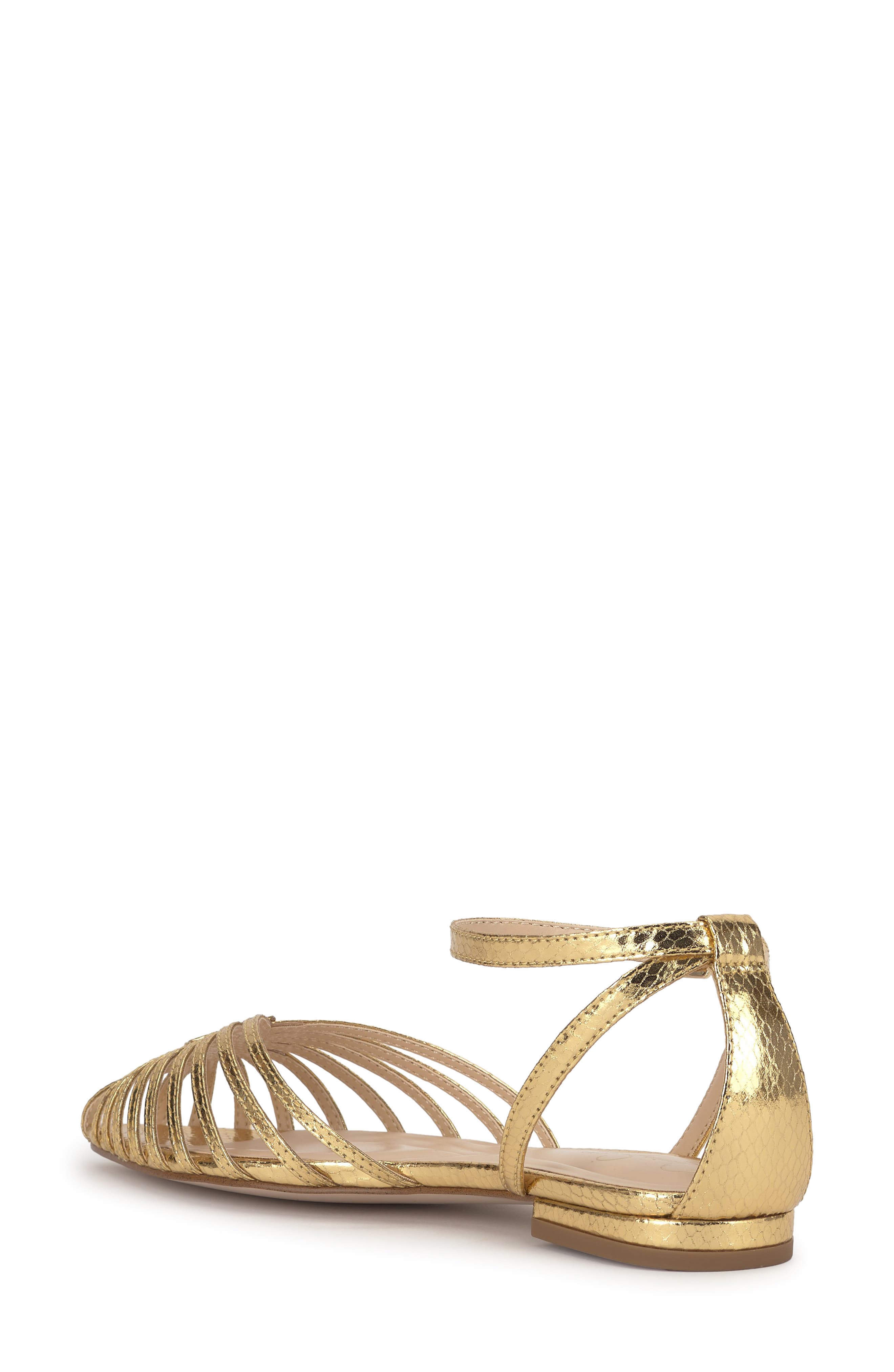 Eulean Ankle Strap Sandal, Alternate, color, GOLD 04