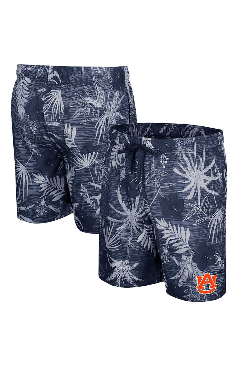 COLOSSEUM Men's Colosseum Navy Auburn Tigers What Else is New Swim Shorts, Main, color, 