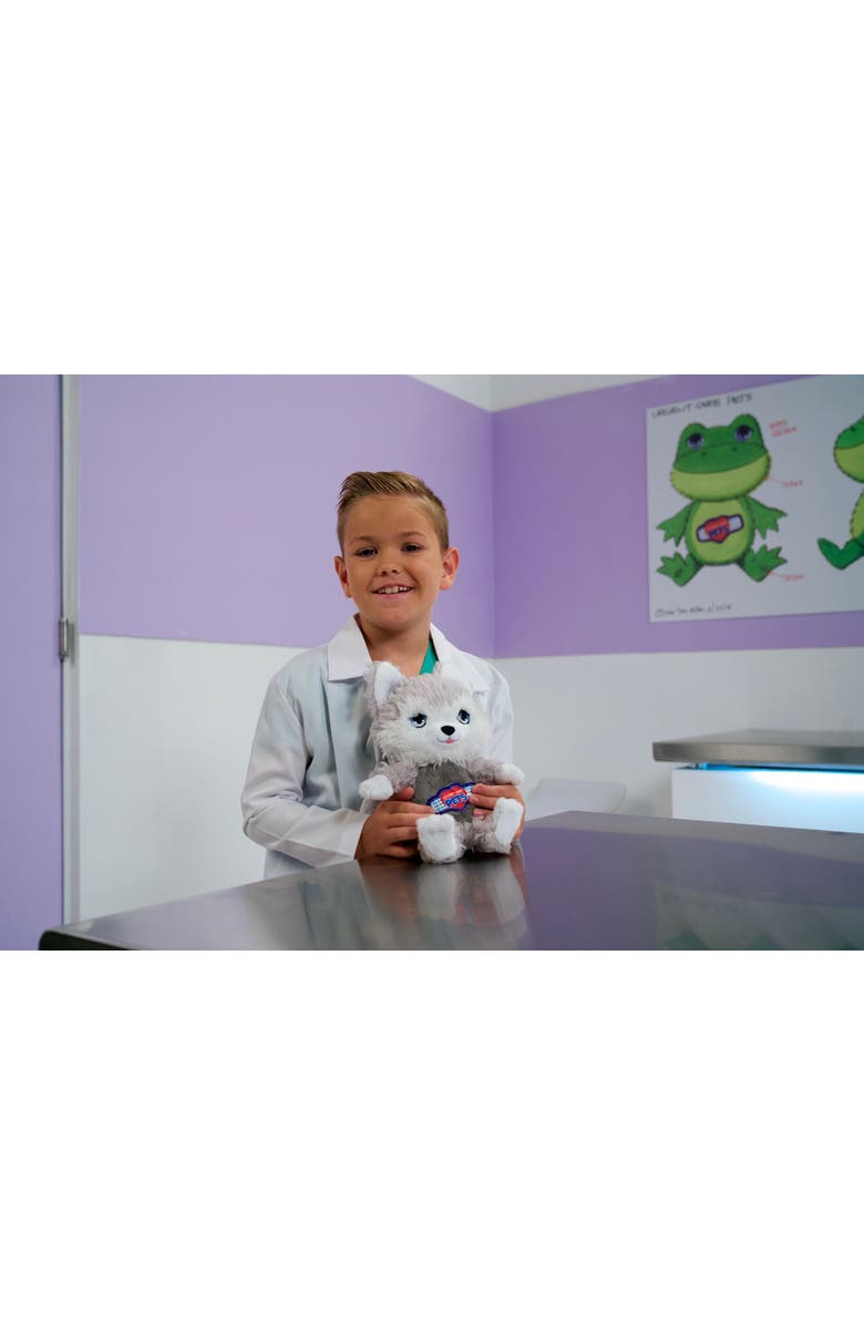 Urgent Care Pets Dog Plush Interactive Toy, Alternate, color, Gray