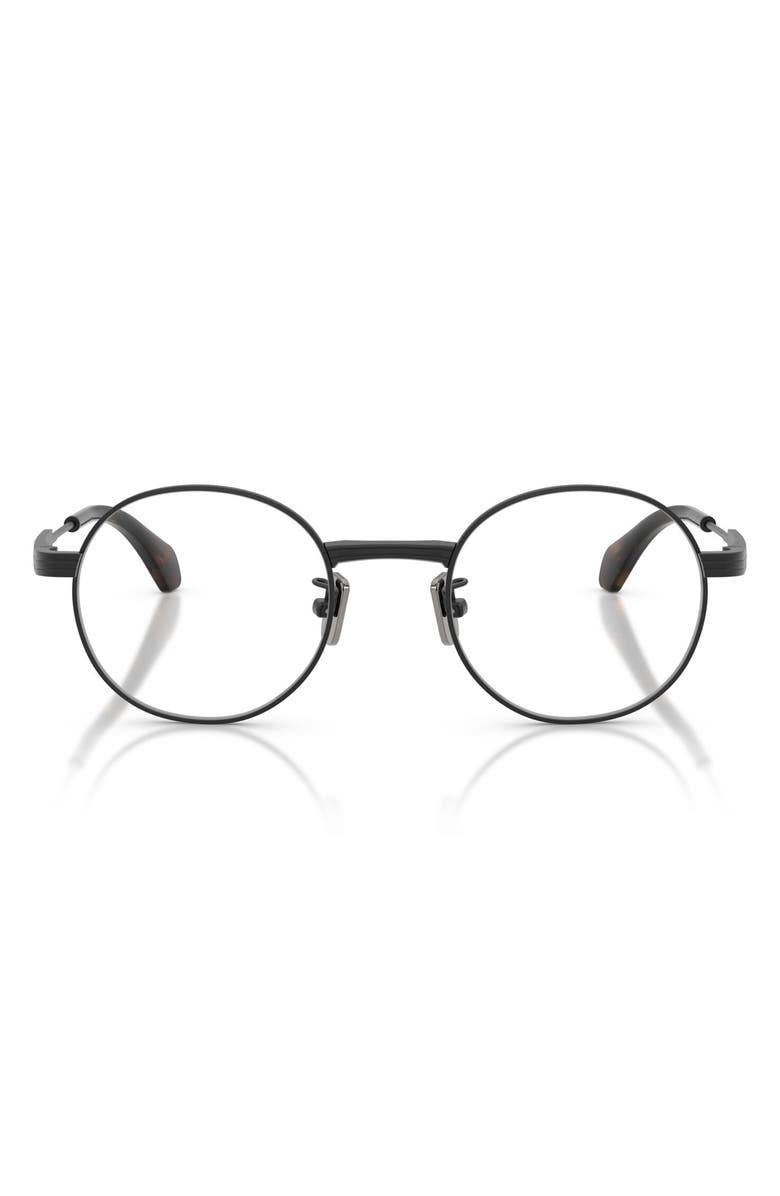 Moncler Suffuse 49mm Round Sunglasses, Main, color, 