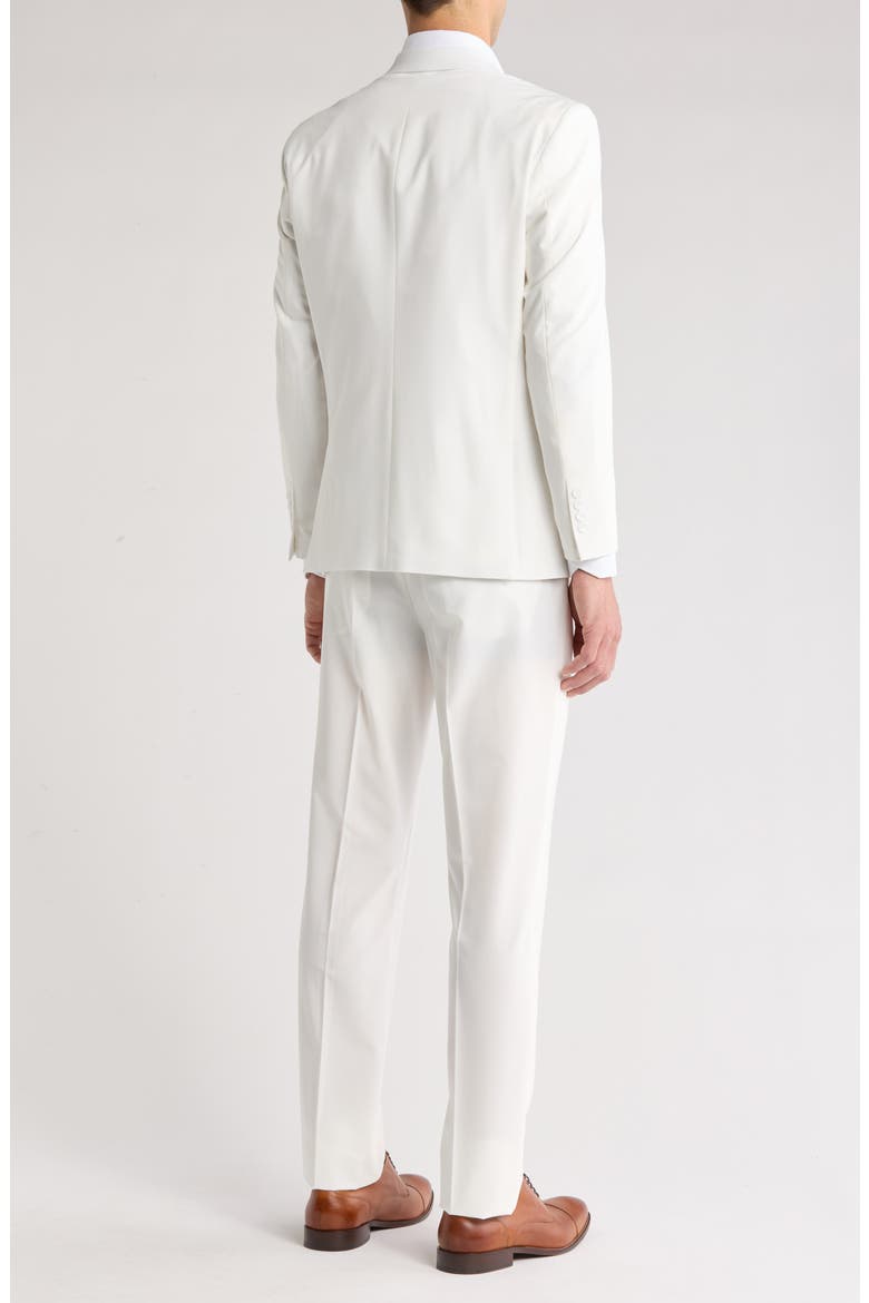 Slim Fit Stretch 2-Piece Suit, Alternate, color, WHITE