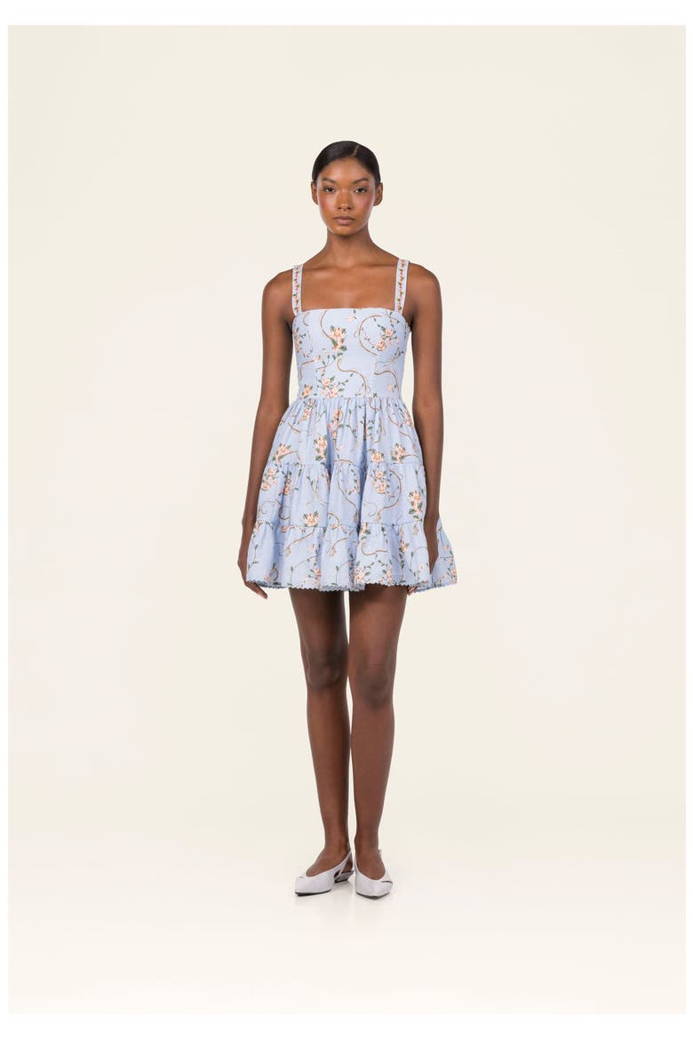 Lima Mini Navegante Mini Dress, Alternate, color, Blue