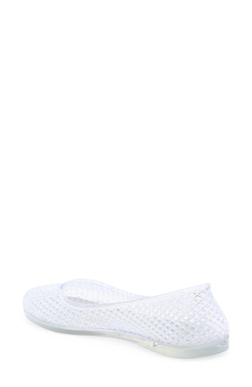 Jeffrey Campbell Day Off Flat In Clear