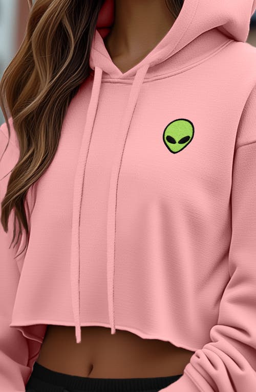 DALIX DALIX ALIEN CROPPED FLEECE HOODIE 
