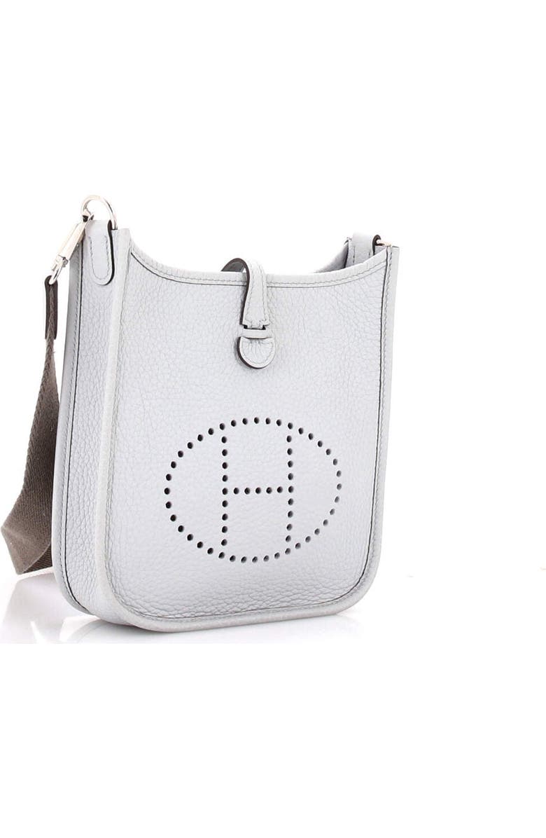 Pre-Owned Hermes Evelyne Bag Gen III Clemence TPM, Alternate, color, Bleu Pale