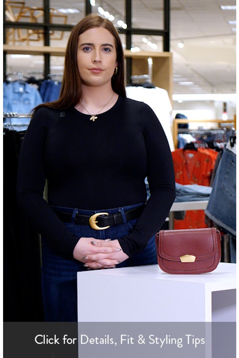 Faux Leather Flap Crossbody Bag video