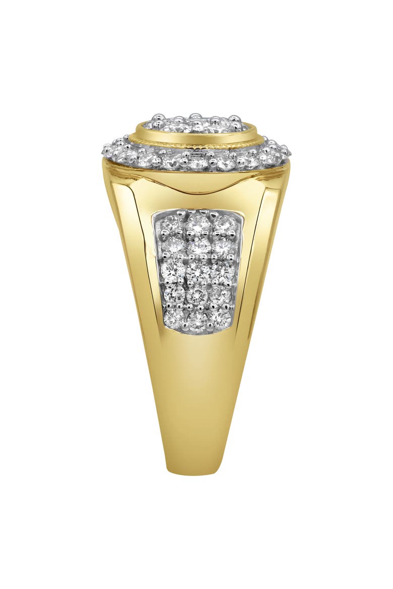 Heavyweight Diamond 14K Yellow Gold Diamond Men Statement Ring - 1.51ct., Alternate, color, 14K Yellow Gold