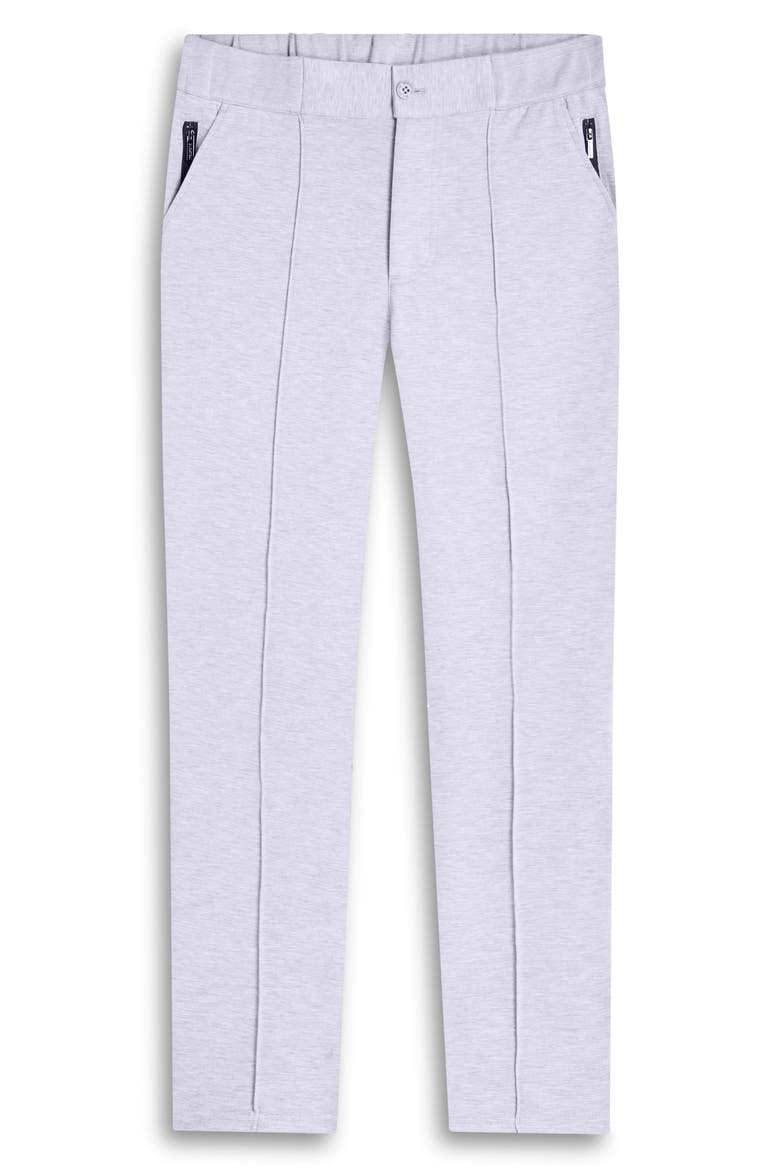 Soft Touch Knit Pintuck Pants, Alternate, color, CHALK
