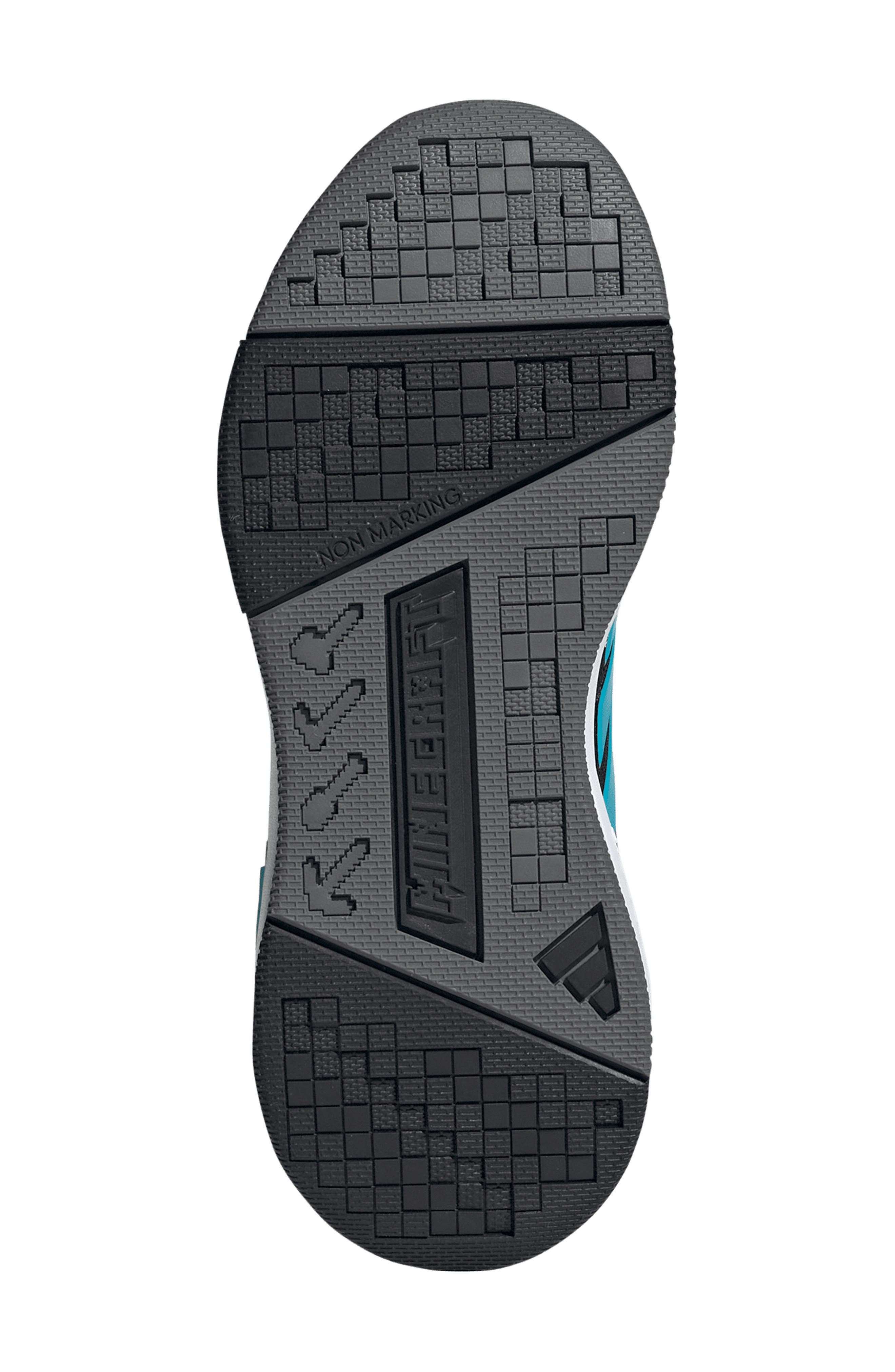 x Minecraft® Kids' Pro Sneaker, Alternate, color, BLACK/ CYAN/ WHITE