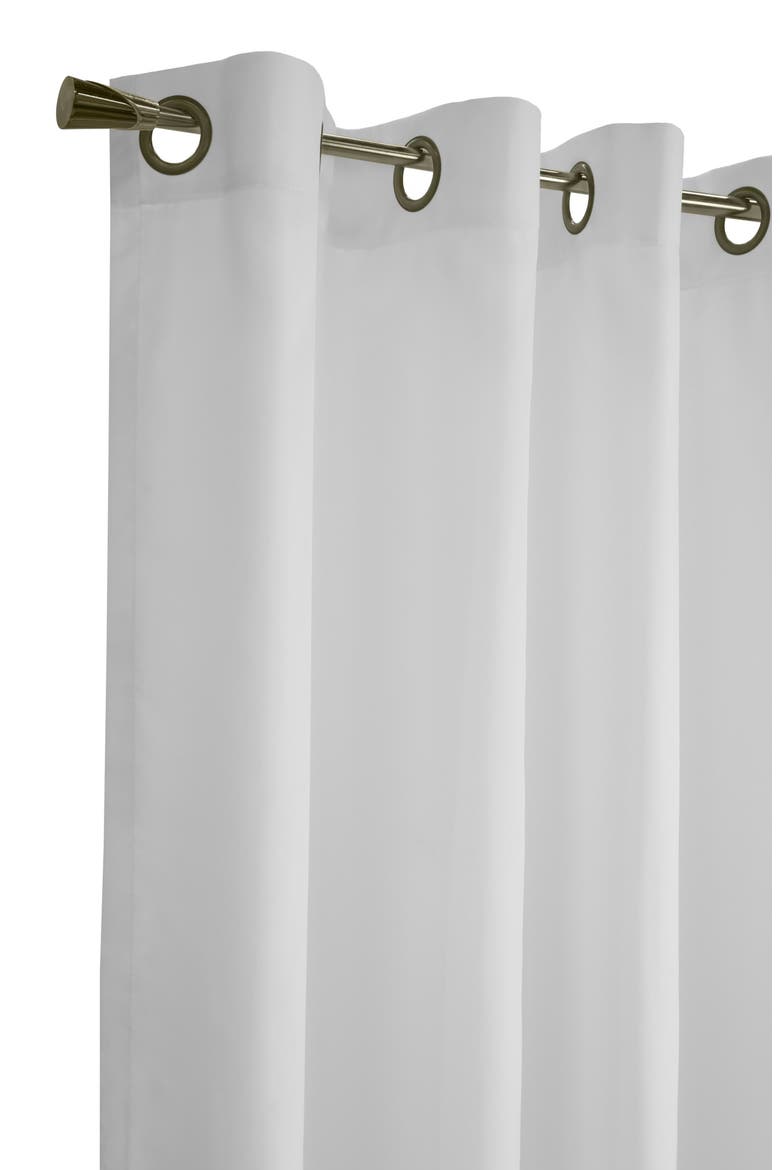 Single Indoor Curtain Panel, Alternate, color, WHITE