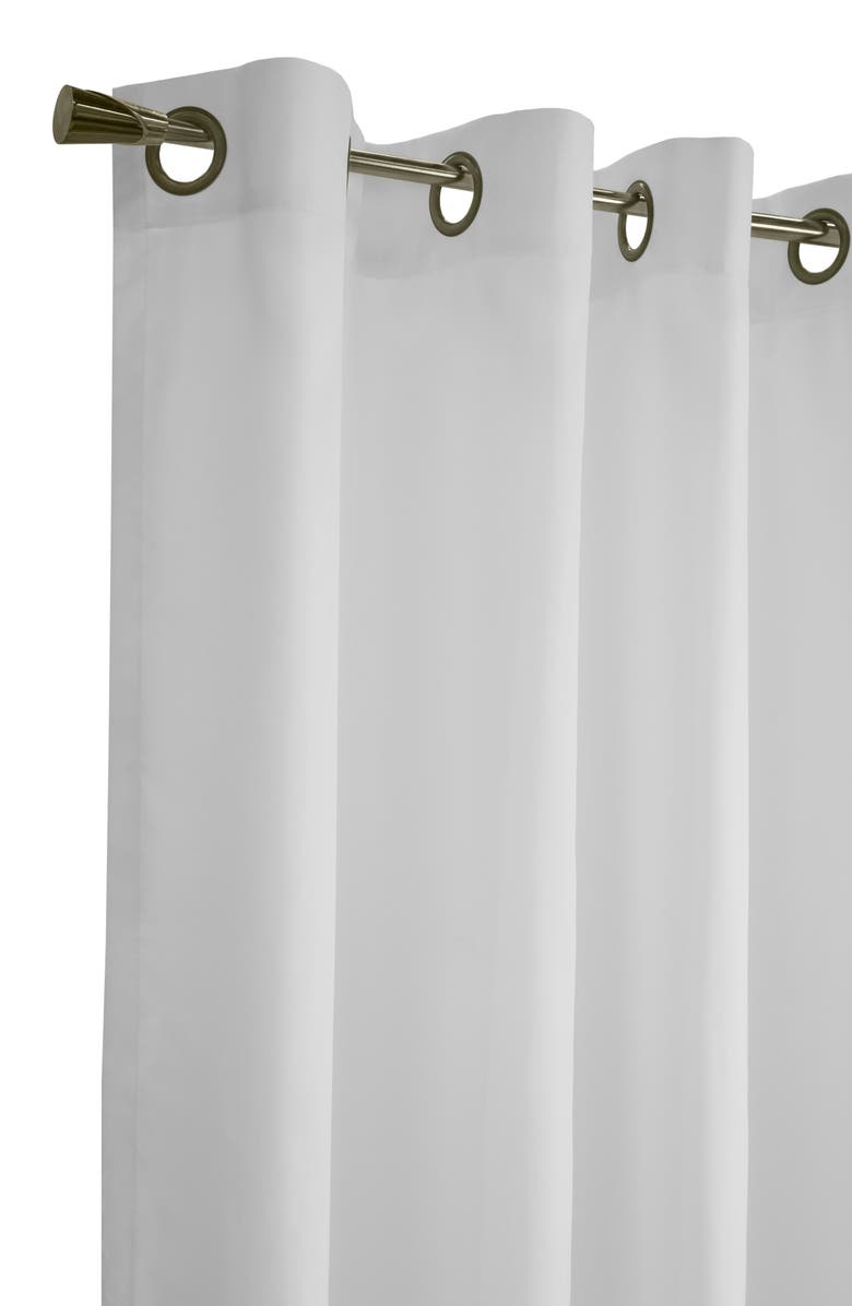 Outdoor Decor by Commonwealth Single Indoor Curtain Panel, Alternate, color, White