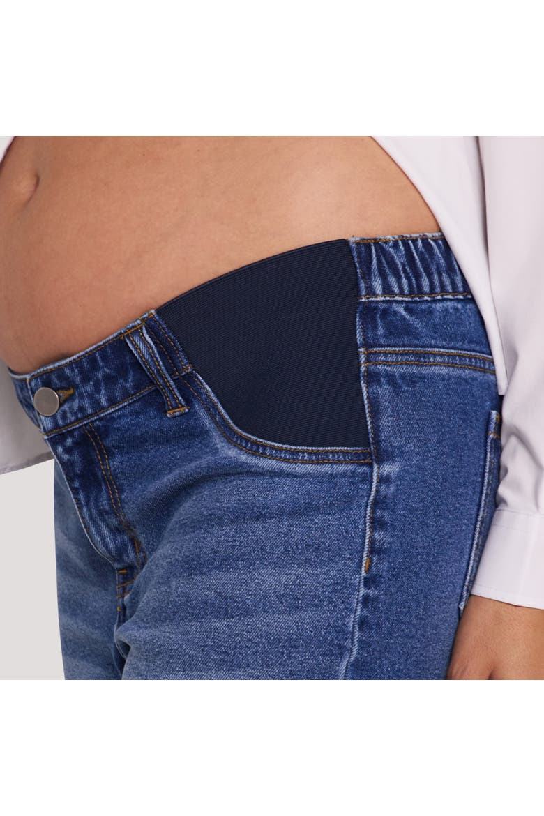 Under the Belly Slim Straight Leg Jeans, Alternate, color, Medium Wash