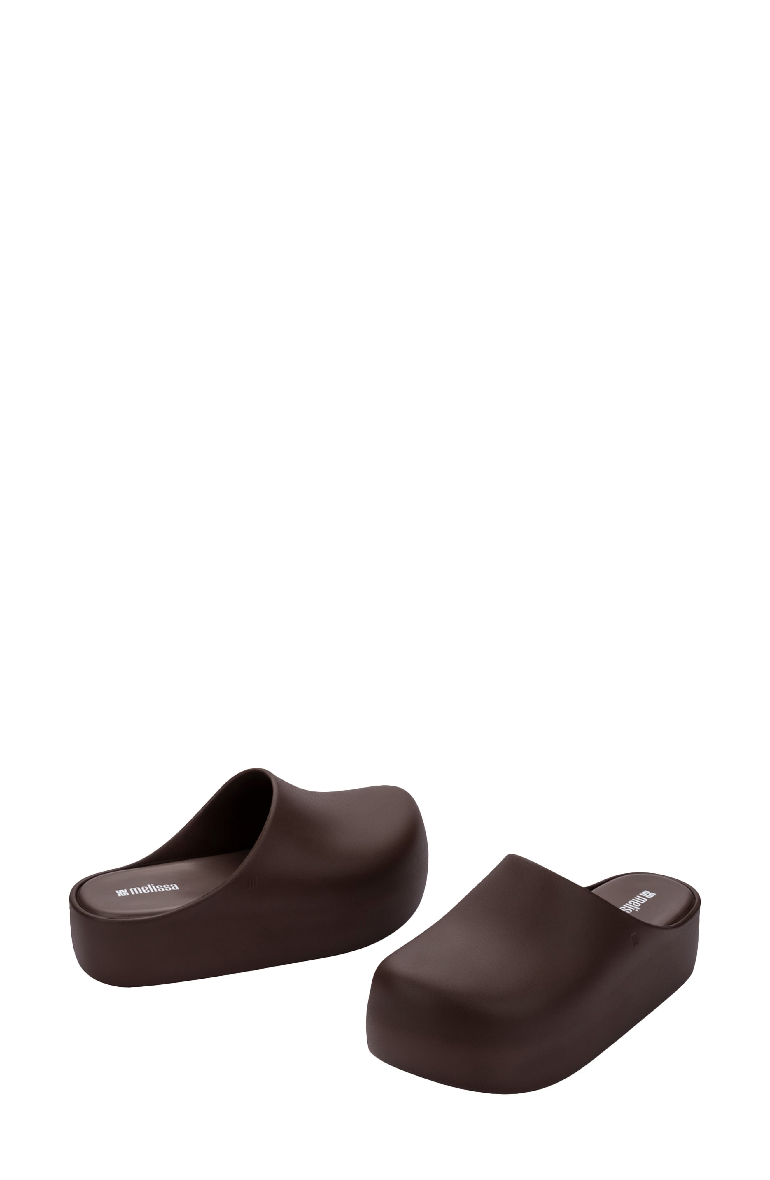 Free Up Platform Clog, Alternate, color, DARK BROWN