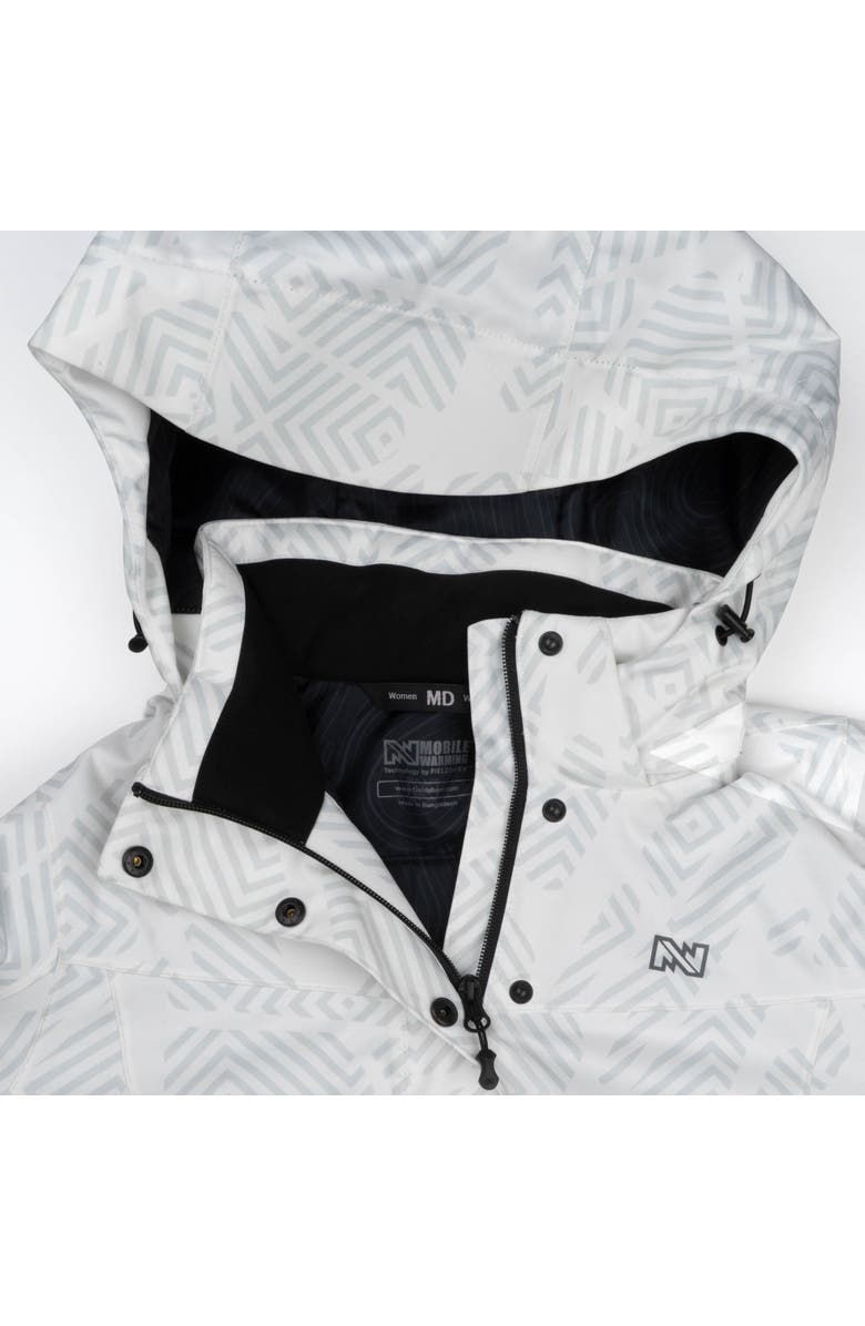 Mobile Warming Denali Women's Heated Waterproof Snow Jacket, Alternate, color, Geo