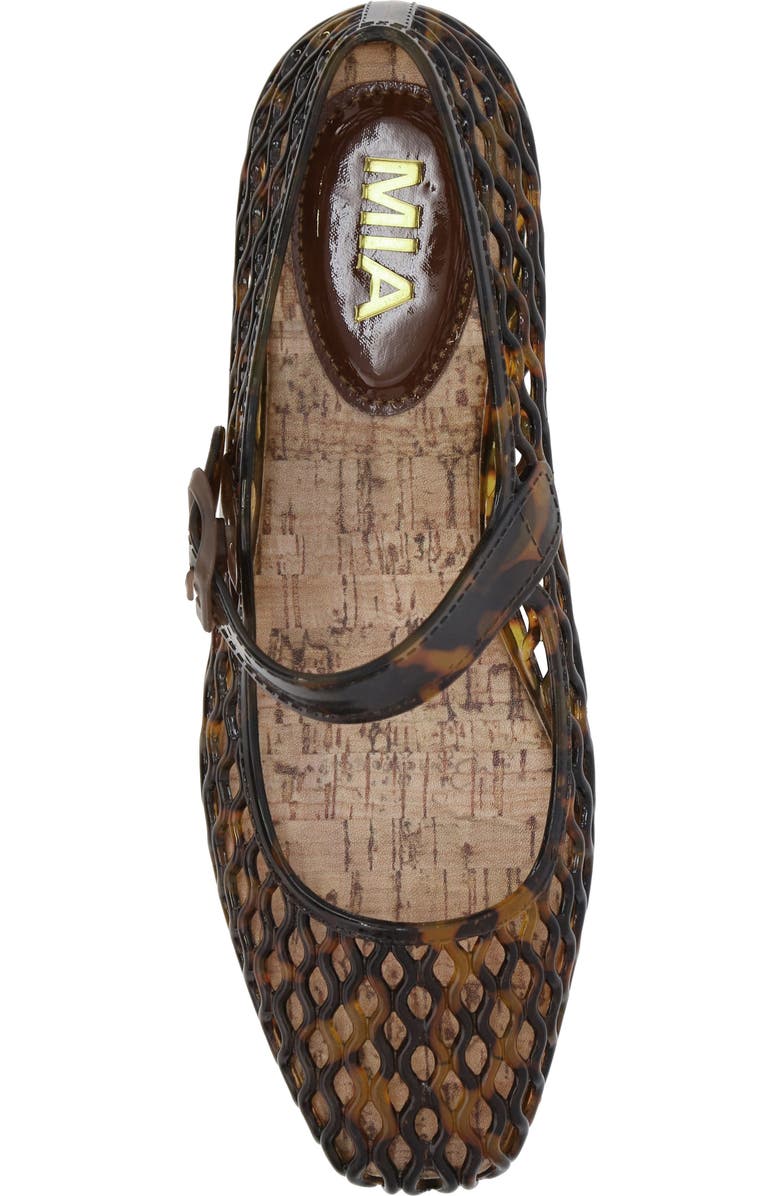 MIA Coco Jelly Flat, Alternate, color, Tortoise