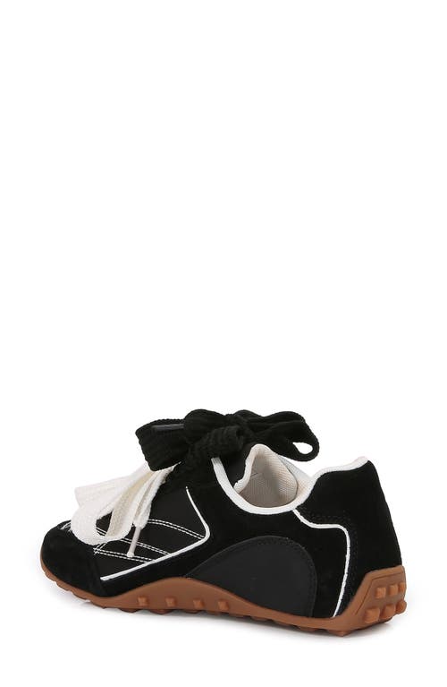 Berness Ribbon Lace Sneaker In Black