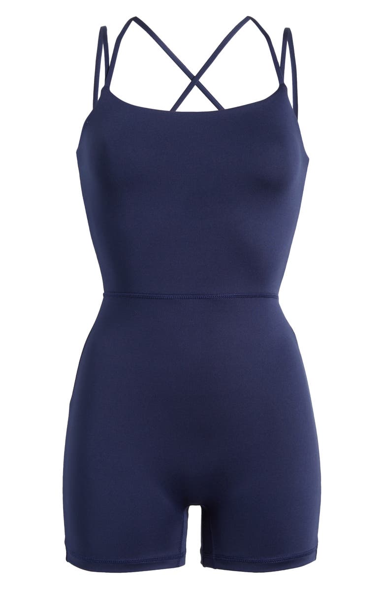 PacSun Strappy Crossback Romper, Alternate, color, 