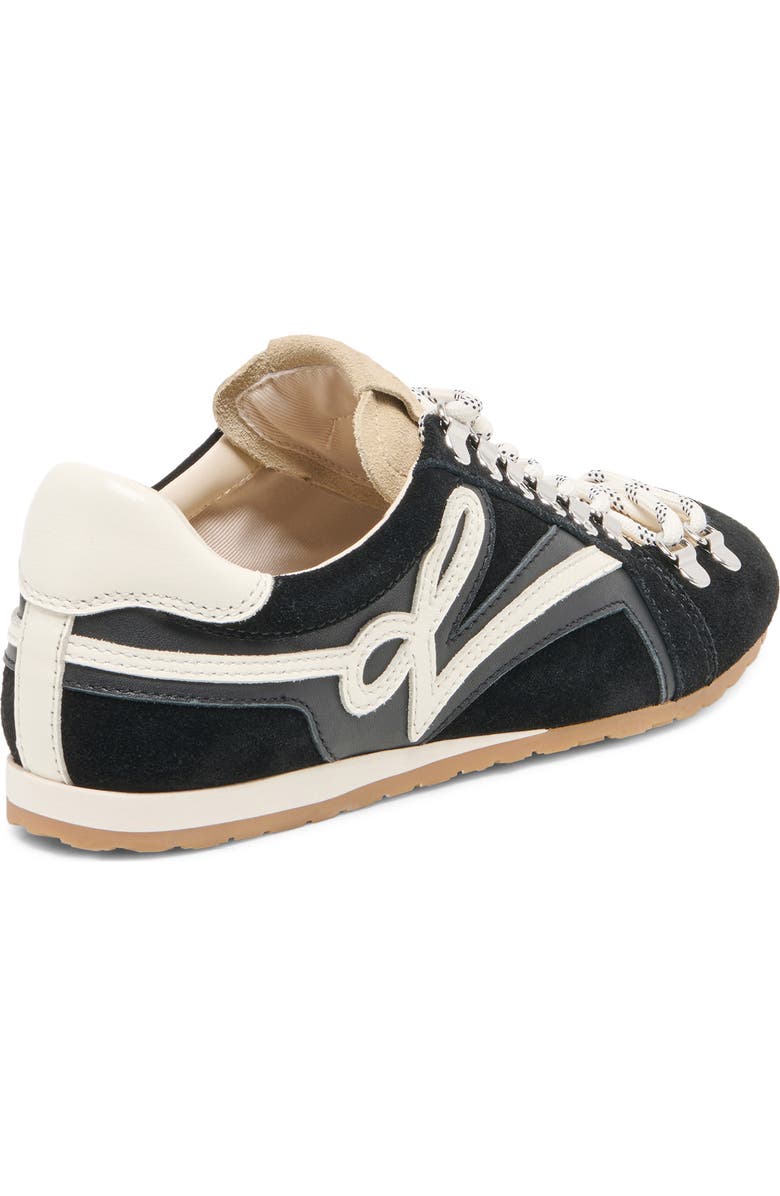 Dolce Vita Deacon Sneaker, Alternate, color, Black/White Suede