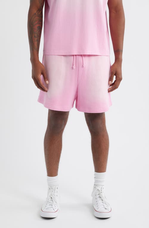 Elwood Core Organic Cotton Brushed Terry Sweat Shorts in Sun Faded Pink  product