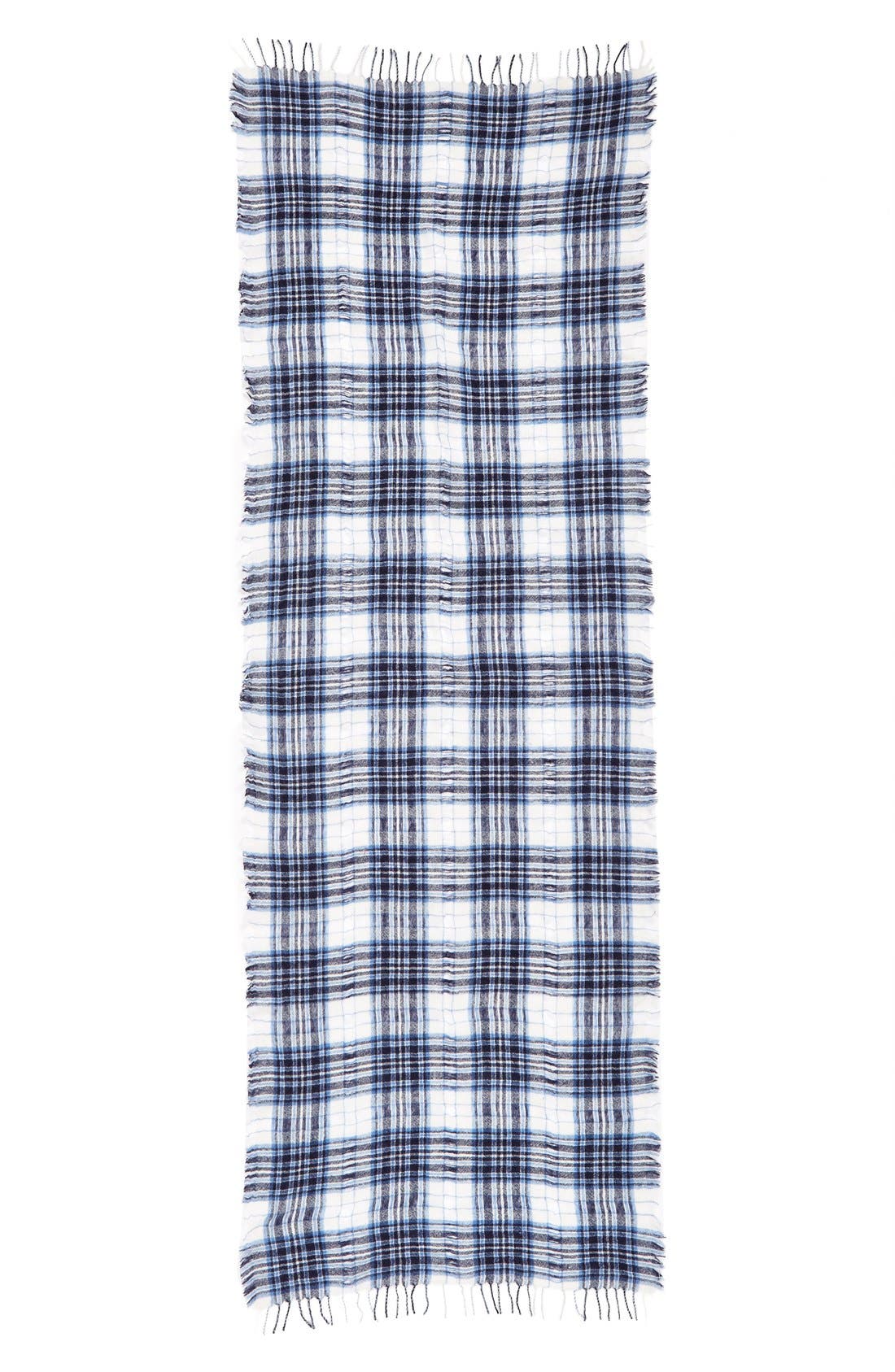 Madewell 'Fulton Plaid' Open Weave Scarf (Women) | Nordstrom