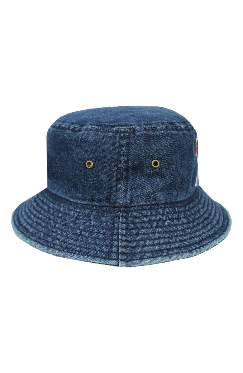 Cross Colours Label Logo Bucket Hat, Alternate, color,