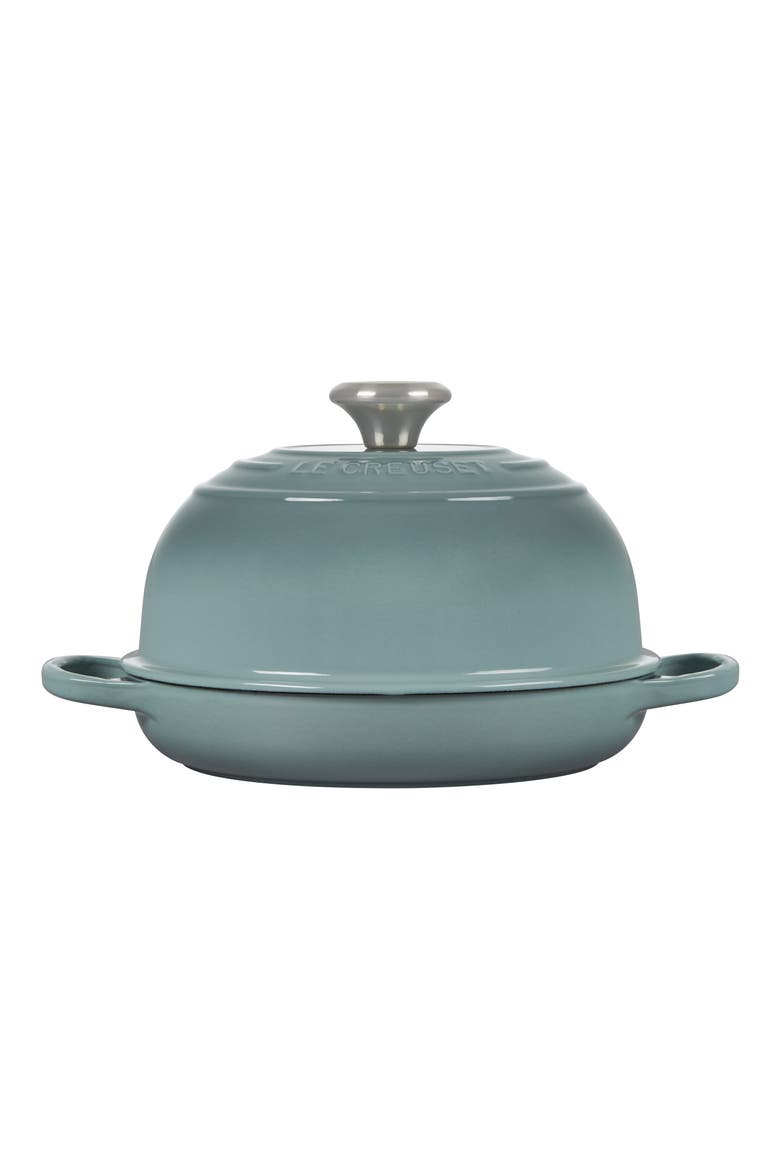 Enameled Cast Iron Bread Oven, Alternate, color, SEA SALT