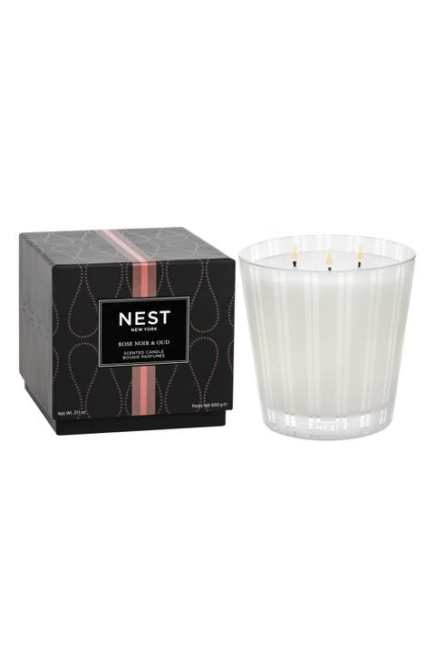 Rose Noir & Oud Scented Candle
