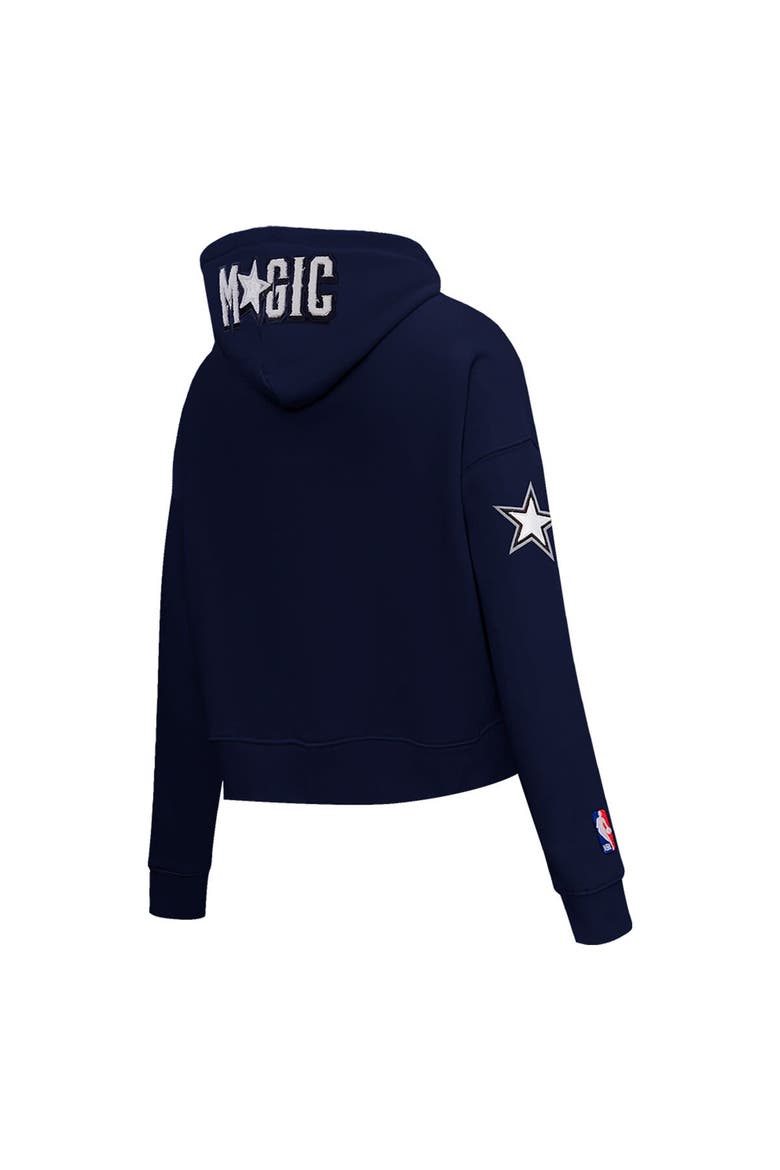 Women's Pro Standard Navy Orlando Magic 2023/24 City Edition Cropped Pullover Hoodie, Alternate, color, Navy