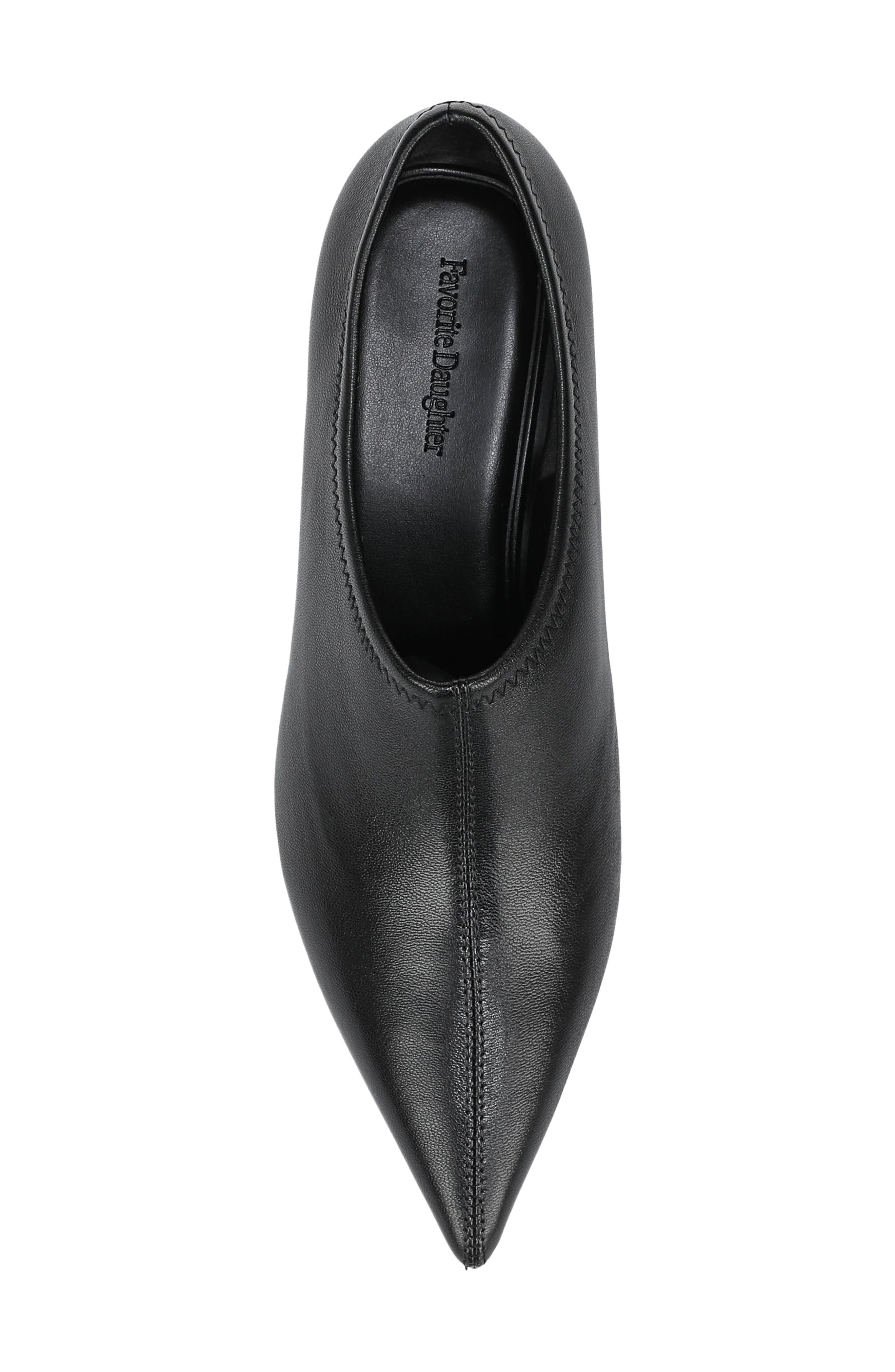 Favorite Daughter Stoj Pointed Toe Kitten Heel Ankle Bootie, Alternate, color, Black