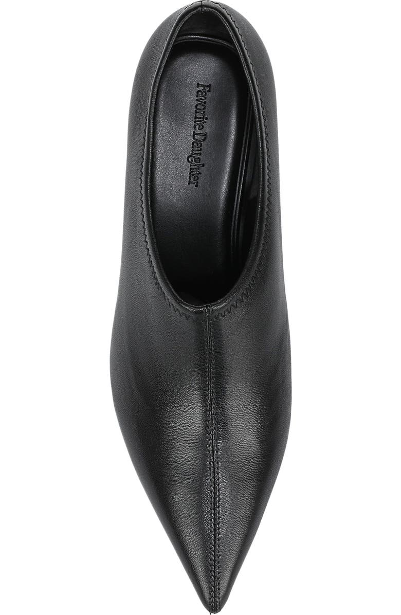 Favorite Daughter Stoj Pointed Toe Kitten Heel Ankle Bootie, Alternate, color, Black