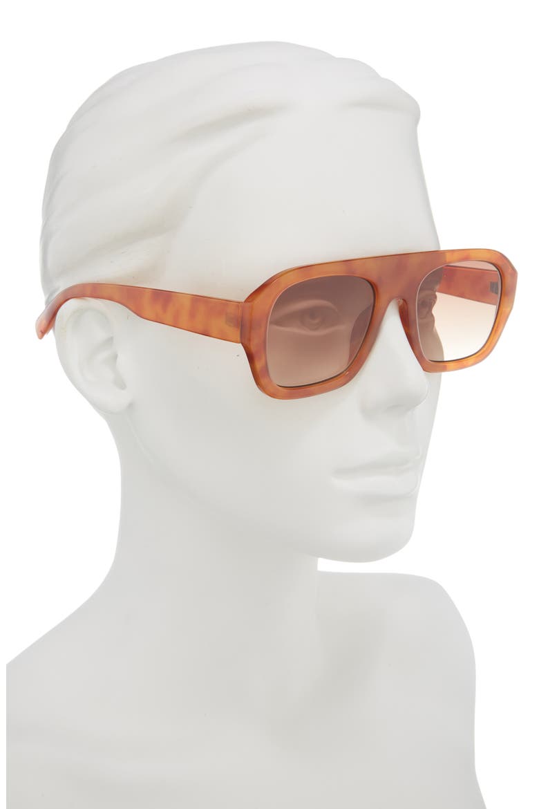 Shield Sunglases, Alternate, color, ORANGE TORT