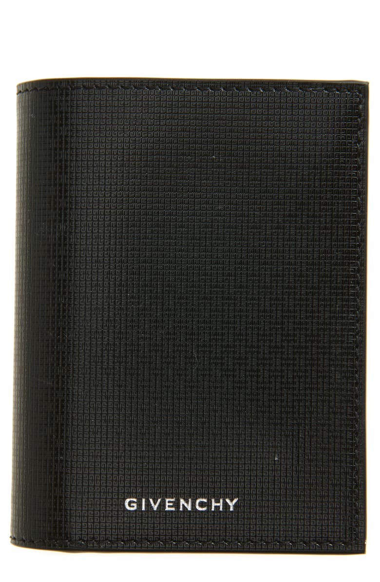 Givenchy 4G Logo Embossed Leather Continental Wallet, Main, color, 001-Black