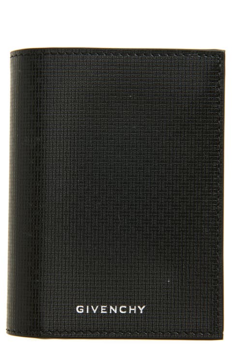 4G Logo Embossed Leather Continental Wallet