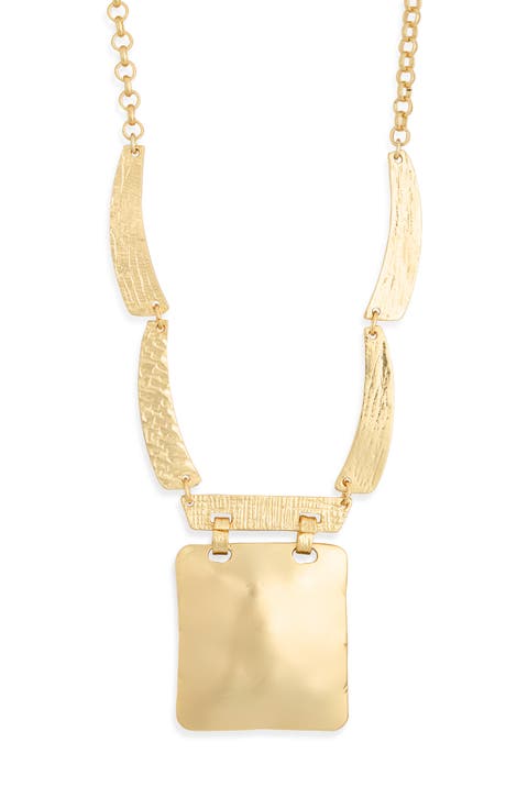 Square Pendant Necklace