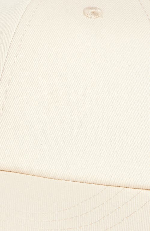 Treasure & Bond Cotton Twill Ball Cap In Ivory