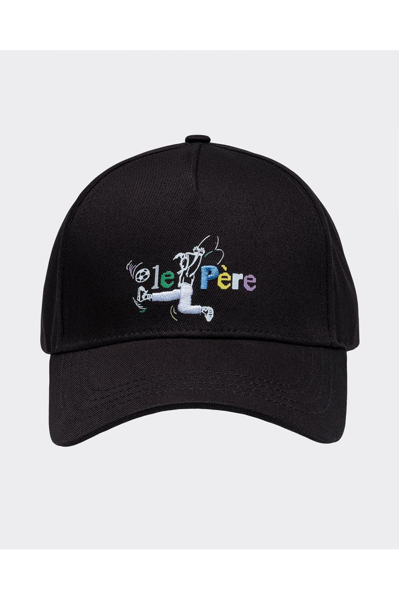 Charlie Logo Dad Cap, Main, color, Black